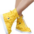 thumbnail image 1 of 1 Pair Kids' Shoe Cover Cartoon Waterproof Non-skid Boot Cover Rain Shoe Cover, 1 of 9