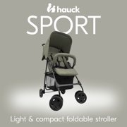hauck Sport T13 Lightweight Compact Foldable Stroller Pushchair, Dark Olive