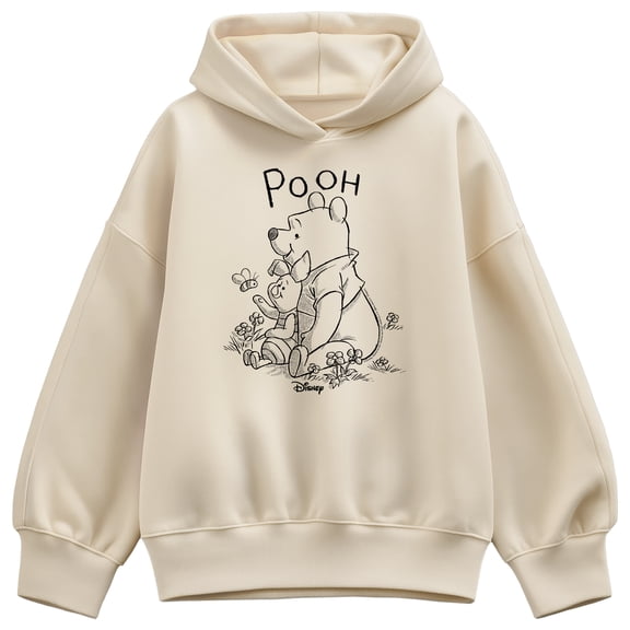 Winnie The Pooh - Pooh And Piglet - Women's Oversized Fleece Hoodie Sweatshirt