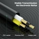 thumbnail image 3 of Cable De Extensión Para Auriculares, Sonido Premium Aleación De Zinc De PVC Cable De Extensión Resistente Al Desgaste De 3,5 Mm Compatibilidad De 30 Cm De Ancho Enchufe Chapado, 3 of 7