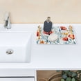 thumbnail image 7 of Ryvnso Flowers and Blue Bathroom Tray Vanity Countertop Trays Acrylic Organizer, 7 of 7