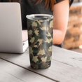 thumbnail image 4 of Camouflage 20oz Coffee Tavel Tumblers, Stainless Steel Mobile Tumbler, Vacuum Insulated Coffee Mug with Lid, Spill-Proof Travel Cup for Hot & Cold Drinks, 4 of 6