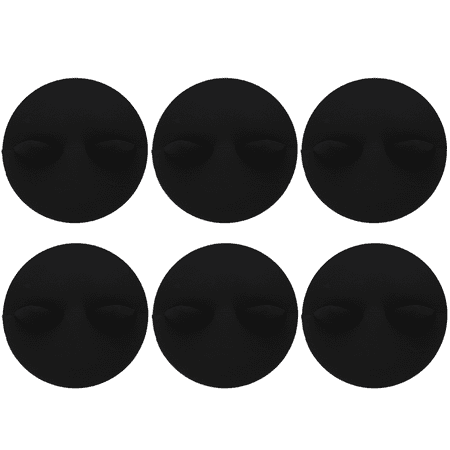 

6Pcs Lovely Anti-dust Silicone Cat Ears-Shaped Cup Cover Leakproof Airtight Sealed Lid for Coffee Tea Drinking Cup