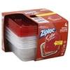 Ziploc Color Edition Small Square Containers & Lids, 4 containers & lids