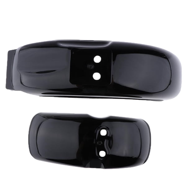 2pcs Negro Guardabarros de material acero Inoxidable Guardabarros De La cicleta Guardabarros Guardabarros Universal De cross