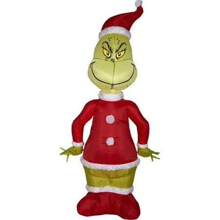 Grinch Santa Airblown Christmas Decoration - Walmart.com Grinch Santa Airblown Christmas Decoration - Grinch Santa Airblown Christmas Decoration - Walmart.com