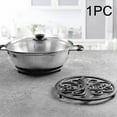 thumbnail image 2 of Cast Iron Rustproof Pot Stand Kitchen Tableware Mat Round Home Decor Flowerpot Base Holder Dinning Table Accessories Pan Pad (1pc,20cm,Round), 2 of 7