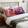 thumbnail image 5 of KLL Ultra Soft Microfiber Body Pillow Cover/Pillowcases 20"x54" with Hidden Zipper Closure-Sunset Cloud Corgi, 5 of 5