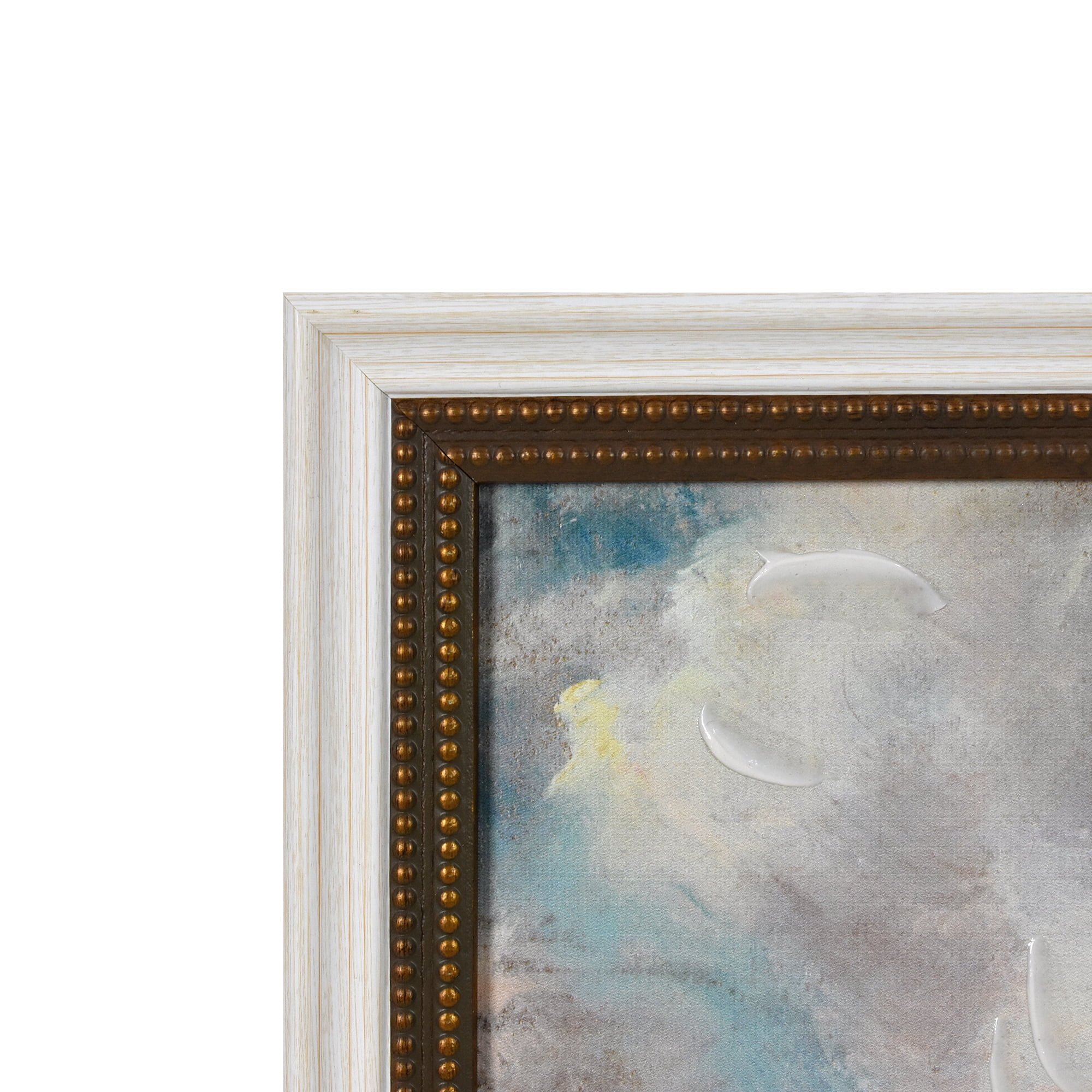 Beautiful™ "Cloud Study with Birds" Framed Canvas Wall Art 19x15 by Drew Barrymore