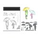 thumbnail image 3 of 2024 Invierno Nuevas flores Deseos navideños Sellos transparentes y troqueles de corte en alemán para hacer tarjetas, álbumes de recortes, manualidades, decoración, 3 of 5