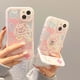 thumbnail image 2 of Phone Case For iPhone 14 Pro Max 11 13 12 Xs X Xr 7 8 Plus Se 2022 2020 Cover Colorful Cartoon Flower Wit Invisible Stand Holder xuanjing unisex, 2 of 2