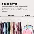 thumbnail image 6 of GIXUSIL Closet Organizers and Storage,5 Pack Hangers for Closet Organizer,Dorm Room Essentials for Closet Storage, Organization, Space Saving Hanger with 9-Holes for Wardrobe Heavy Clothes, 6 of 7