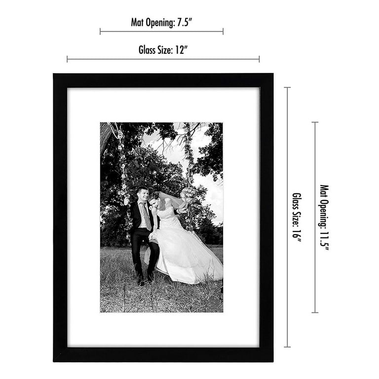 12 inch by top 16 inch frame