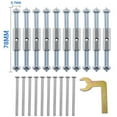 thumbnail image 3 of serony Cassette Screws Support Rod Kit Rust Resistant Repair Device for Wall Switch 86 White, 3 of 9