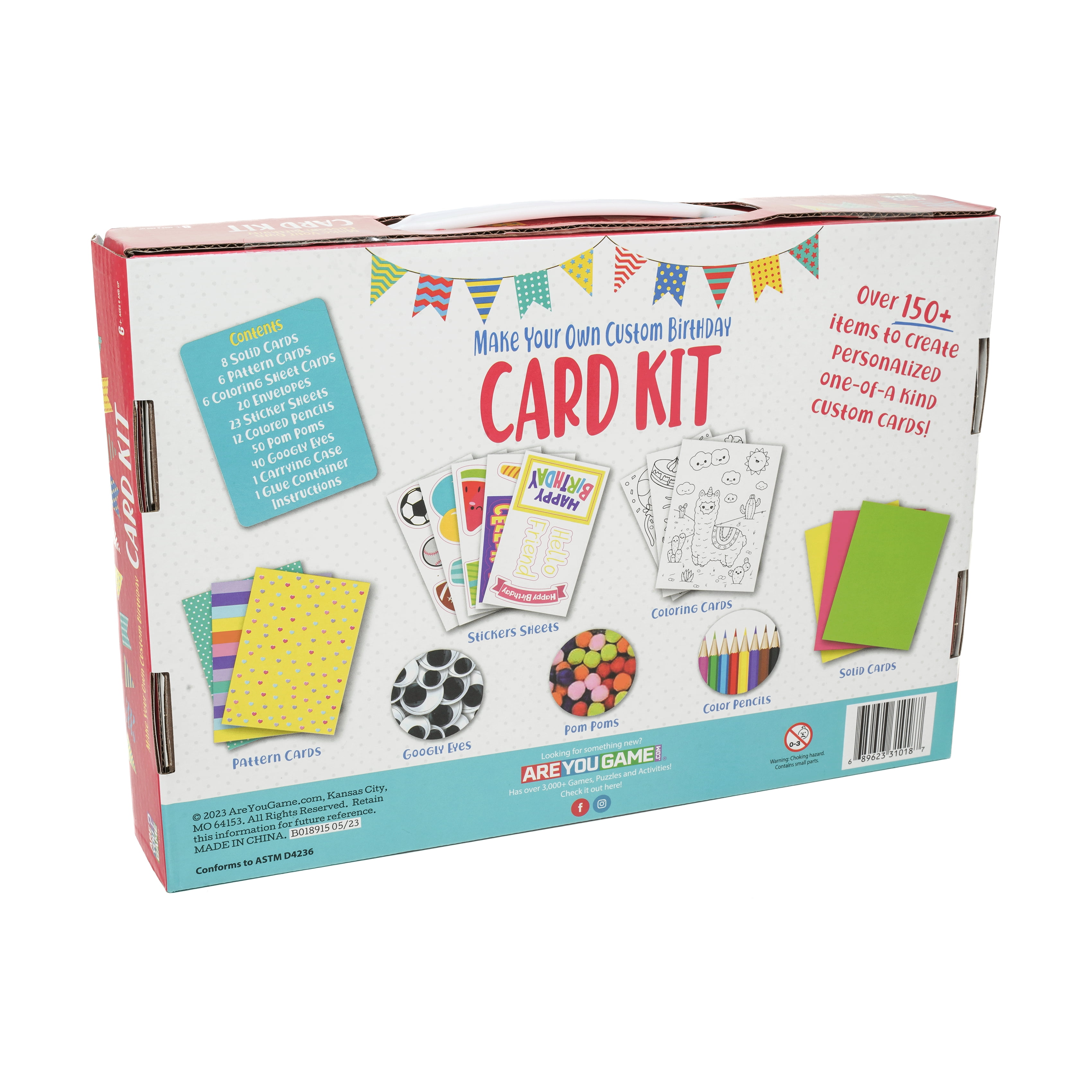 AreYouGame.com Make Your Own Custom Birthday Card Kit