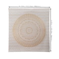 thumbnail image 4 of RAJRANG Golden Mandala Tapestry – 90x84 Inch Queen Size Cotton Wall Hanging, Bohemian Ombre Tapestry for Bedroom or Living Room Decor, White and Gold Mandala Bedspread Blanket, 4 of 5