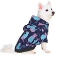 thumbnail image 2 of Haiem Silhouette Cats for Winter Dog Hoodie Sweatshirts with Pockets Warm Dog Clothes for Small Dogs Chihuahua-Small, 2 of 7