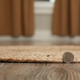 thumbnail image 6 of VHC Brands Farmhouse Coastal Flooring Harlow Natural Jute Area Rug w/Non-Slip Pad- 3' Round, Tan, 6 of 7