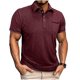 thumbnail image 1 of Eres Más Que una Camisa de Puntuación de Prueba Hombres de Color Sólido Moda Casual Botón Bolsillo de Manga Corta Camisa de Blusa de Cuello de Vuelta, 1 of 7