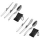 thumbnail image 1 of 2X Spork Tenedor Cuchillo Plegable de Acero Inoxidable Cuchara Juego Combo Picnic Camp Cubiertos Vajilla Cubiertos, 1 of 5