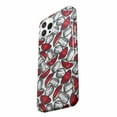 thumbnail image 3 of Tobelint Case for iPhone 14 Pro Max,Red Mushroom Collage Pattern Case with Side Print,Slim Bumper Full Cover, 3 of 5