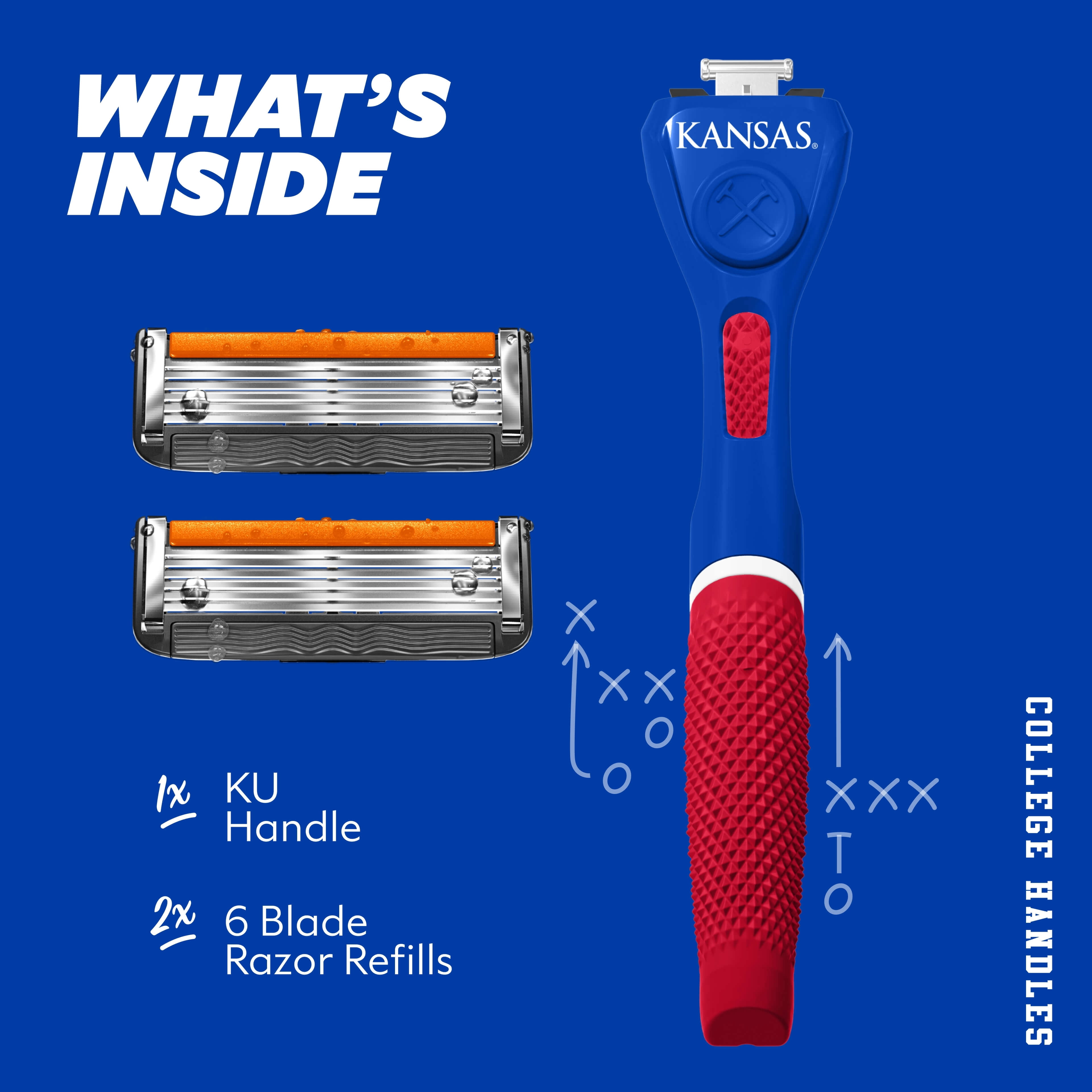 Dollar Shave Club Kansas 6-Blade Razor Starter Set With Limited-Edition Handle