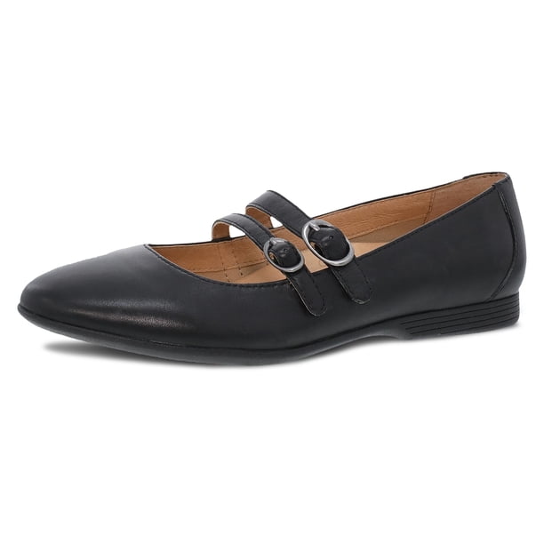 Bailarinas Dansko Leeza Negras con Soporte de Arco US 8.5-9