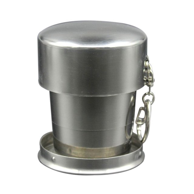 Advancent Frascos de agua de acero inoxidable duraderos taza de café de viaje taza portátil agua café al aire libre vaso de té botella plegable Type6 NO6 Advancent JJ13453-03