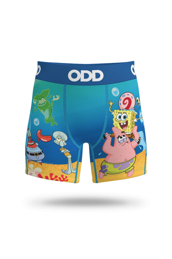 SpongeBob Bikini Bottom Kids Boxer Briefs Nickelodeon Cartoon Character Underwear