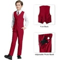 thumbnail image 4 of Lycody Boy's Formal Suit Set Slim Fit Kids Tuxedo Suits for Wedding Teen Toddler Boy Dress Suit Outfit, 4 of 5