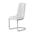 thumbnail image 3 of D1067 2 WHITE DINING CHAIR, 3 of 4
