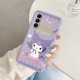 thumbnail image 3 of Funda de teléfono de dibujos animados para Samsung Galaxy A15 A55 M14 M15 M55 Linda Cinnamoroll Kuromi Kitty Cat Dog Anime funda trasera suave de silicona, 3 of 5