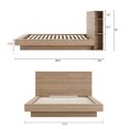 thumbnail image 4 of Nexera Marconi Platform Bed with Headboard, 4 of 9