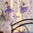 thumbnail image 2 of Etiqueta de pared oso de fresa chicas bailando para dormitorio sala de estar, 2 of 4