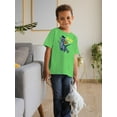 thumbnail image 2 of Cool Slam Dunkink Dino T-Shirt Toddler -Image by Shutterstock,  2 Toddler, 2 of 4