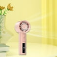 thumbnail image 2 of Air Cooling Fan Travel Fan Small Desk Fan Digital Display Fan Small Pocket Fan Quiet Fan with Large Battery ABS Texture, 2 of 20