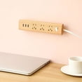 thumbnail image 3 of Bgsha 4PCS Self-Adhesive Desktop Socket Fixer Cable Organizer Wall Hanging Power Strip Holder Fixator Wall-mounted Wire Organizer Rack, 3 of 10