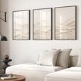 thumbnail image 4 of Beige Neutral Nature Mountain Landscape Abstract Poster Set of 3, Neutral Japanese Mountain Landscape Wall Art, Minimalist Poster Art, Cream Scandinavian Decor, Unframed, 4 of 4