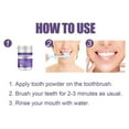 thumbnail image 4 of Polvo blanqueador dental - Limpia y aclara los dientes, efecto de limpieza básica, refresca el aliento, 50 ml de polvo dental con protector bucal, pasta dental blanqueadora, 4 of 9