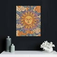thumbnail image 5 of Nawypu  Retro Sun and moon Canvas Wall Art，Moon Goddess Abstract Nature Illustrations Poster, Modern Minimalist for Living Room, Bedroom,Office wall decor for, 5 of 5