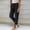 Black, variant on Loose Breathable Elastic Drawstring Ankle Pants, Women High Waist Side Back Pocket Rolled Cuff Hem Loose Harem Ankle Cropped Casual Daily Summer Trousers, Gray S