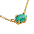 thumbnail image 3 of Collar de Mujer con Piedras Naturales LuckyLy Cadena con Baño de Oro 18k y Dije de Cuarzo Modelo Ivy Turquesa UNITALLA, 3 of 7