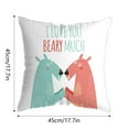GZQJFMY Pillow Case Pillow Cover Valentine'S Day Pillow Cover Cartoon