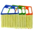 thumbnail image 3 of 2pc Blind Cleaner Tool Mini Venetian Blind Duster Brush, 7-Slat Design 200% Efficiency, Detachable Washable Cotton Bristles ABS Handle, Hanging Storage, 3 of 9