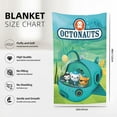 thumbnail image 3 of The Octonauts Blanket Anti-Pilling Flannel 32"X48" Super Soft Plush Air Condition Quilt Fluffy Warm Cozy Decorative Blankets, 3 of 7