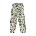 thumbnail image 5 of Xecao Skull with Cash Men's Straight Lounge Pajama Pants: The Ultimate in Comfortable Sleepwear, 5 of 9