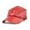 Red, variant on Fashion Unisex Real Leather Baseball Caps Sailor Hats Women Men Black Brown Flat Top Captain Cap Travel Cadet Hat ,Classic Vintage