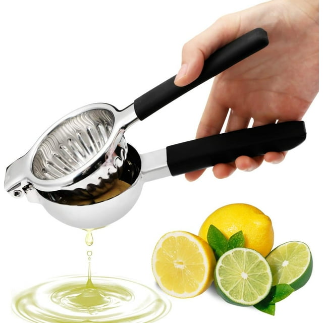 Professional Citrus Press Juicer, Durable Stainless Steel Effortless Grip Tool for Max Extraction in Cooking and Bartending
