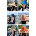 thumbnail image 3 of CoCopeaunts Sun Hat Bucket Hat, Beach Hats for Women Wide Brim UV Protection Cute Fisherman Hat for Beach Travel Streetwear 2023, 3 of 3