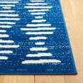 thumbnail image 4 of SAFAVIEH Tulum Lancaster Geometric Striped Area Rug, Navy/Ivory, 6'7" x 6'7" Square, 4 of 8